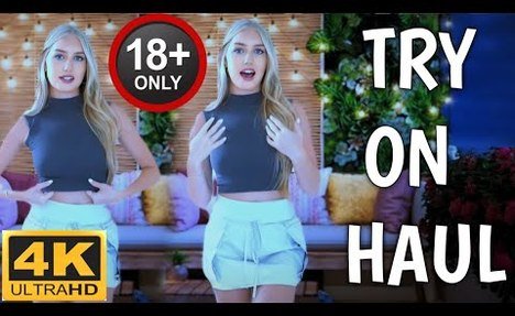 [4K] Transparent Try On Haul | see through blouse No Bra | Transparent lingerie Fashion Trend