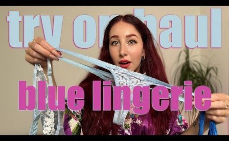 [4K] See-through lingerie try-on haul with Emilia #transparenthaul #tryonhaul2023 #lingerie PWS102