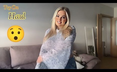 4K Transparent Lingerie & Try On Haul See Everything / See Through Transparent Haul Try On New Dress