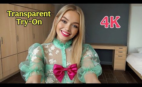 [4K] New Transparent See Through Lingerie &. Micro  swimsuit Try-On Haul 2024 | vlog & Unboxing