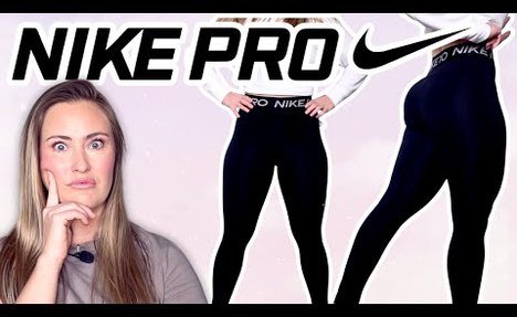 NIKE WORTH THE HYPE? NIKE PRO WOMEN'S MID RISE 7/8 LEGGING TRY ON review HAUL