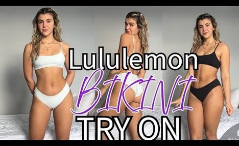 [4K] Lululemon  swimwear Try On + Haul