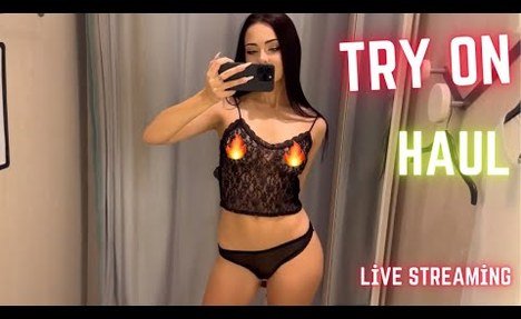 Transparent Lingerie Try On Haul