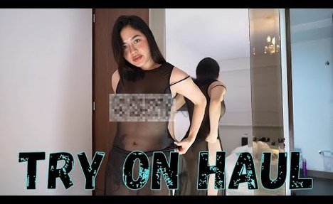 [4K TRY ON HAUL] Transparent charming Lingerie | Get Ready With Me