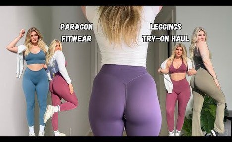 yoga pants TRY-ON HAUL | PARAGON FITWEAR