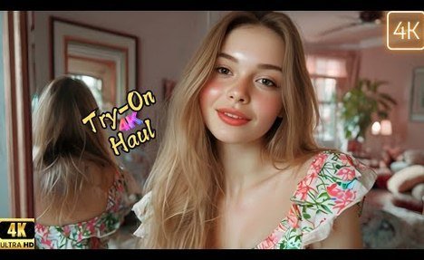 4K Sheer Lingerie Try-On Haul | See-Through garment vlog | Transperant Outfits | Get Ready