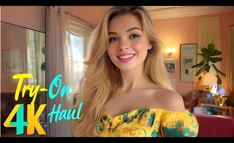 New Yellow Micro  swimwear Try-On Haul [4K]  swim set video review with Tina try on| LINGERIE TRANSPARENT 2025