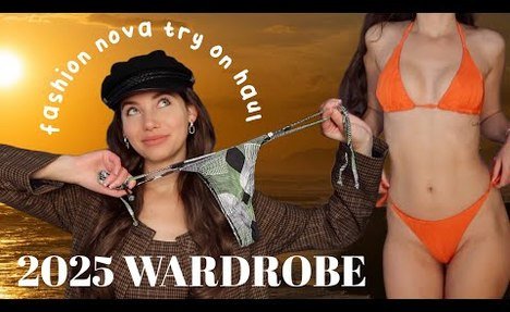 2025 Dream Wardrobe ft Fashion Nova *try-on haul* bikinis, dresses & more