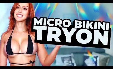 New Micro Bikinis Try On Haul | 4K, pretty, Thongs