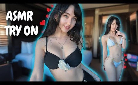 ASMR  string bikini TRY ON l Soft Whispering & Outfit review