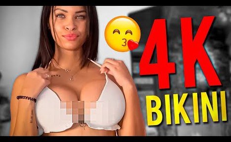 [SUB] 4K ☀️ SHEIN  string bikini Try On Haul & video review 2025