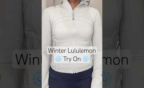 Lululemon Winter Try On ❄️ Cold Weather ❄️ #haul #lululemon #athleisure #fashion