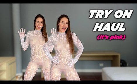 TRANSPARENT WHITE BODYSUIT TRY ON HAUL (FISHNET SEE THROUGH)