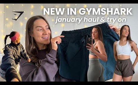 GYMSHARK NEW IN - JANUARY HAUL & TRY ON