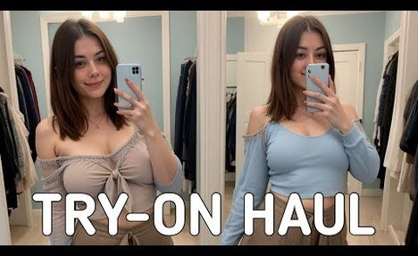 (4K) Transparent Lingerie Try-On Haul | Get Ready With Me | Micro  bathing suit Try-On Haul | No Bra Trend