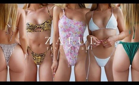 ZAFUL  monokini TRY ON HAUL | SUMMER2025 | #style #outfit #beach #fashion#formaldress#beachwear#2025.