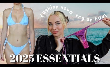 2025 ESSENTIALS try-on haul: swimwear, dresses & more