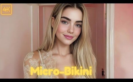 [4K] Micro bikini Try on Haul | PVC Pink Set video | Get Ready | Transparent garment