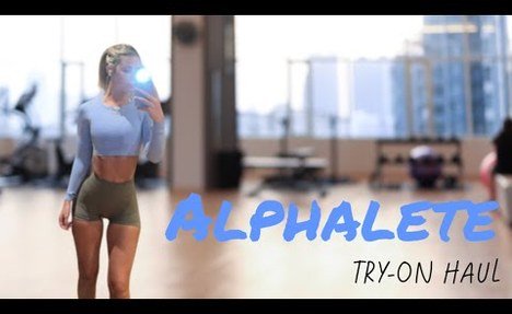 Alphalete Try-On Haul // Athletic Wear vlog