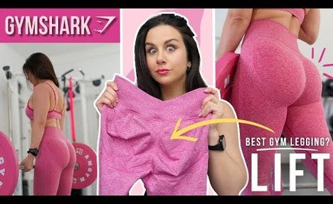 THE BEST GYMSHARK sporty LEGGING EVER? GYMSHARK LIFT SEAMLESS TRY ON HAUL video