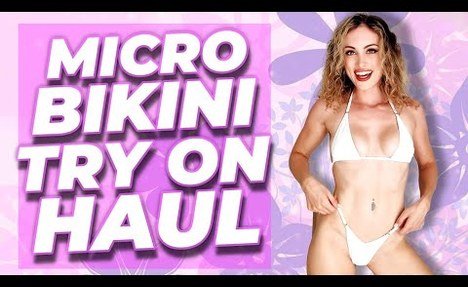 Get Ready for SUMMER with This Micro  thong bikini Try on Haul!