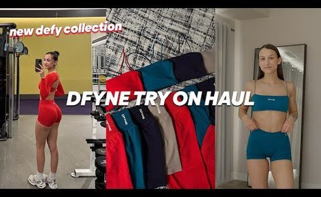 NEW DEFY COLLECTION | dfyne try on haul | impact vs defy | recharge collection