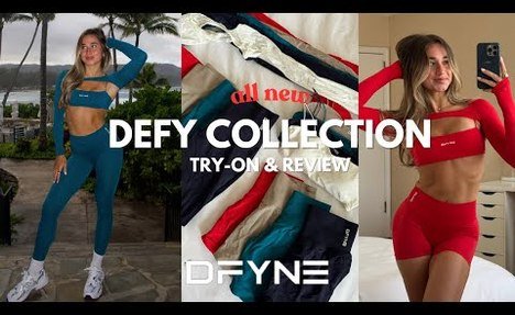 brand new DFYNE "DEFY" Collection: honest try-on haul & in-depth video