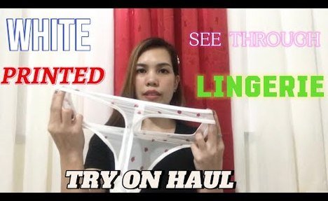 SHEER/SEE THROUGH | PRINTED LINGERIE TRY ON HAUL | MS MADZZ