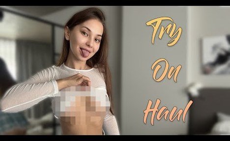 [4K Try On Haul] Diana Di Sheer White Turtleneck Showcase | Elegant & Stylish Look video review