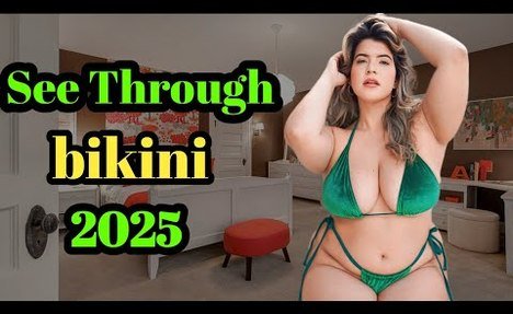 "4K Transparent  microkini Try-On Haul 2025 | Hottest Micro  two-piece swimsuit Collection"