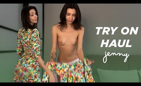 [4K] Transparent Try On Haul| See Through |Get Ready With Jenny (2025)