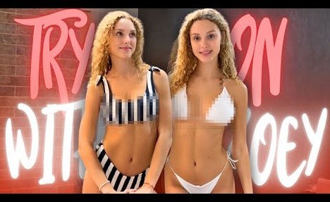 TINY MICRO  swimwear TRY ON HAUL | SPECIAL 360° SCHOOL CAMP FASHION