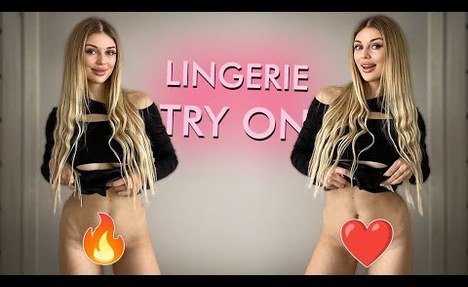 [4K] Transparent Lingerie Try-On Haul | See Through Try On Haul | Sheer Lingerie Try-On Haul 2025