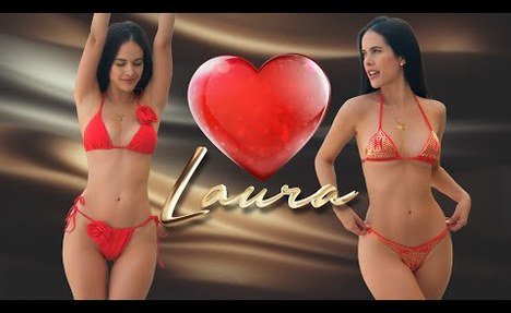 NEW!  beachwear Try On Haul Valentine's Day #bikini #valentinesday #model #lauracontreras #fashion #top