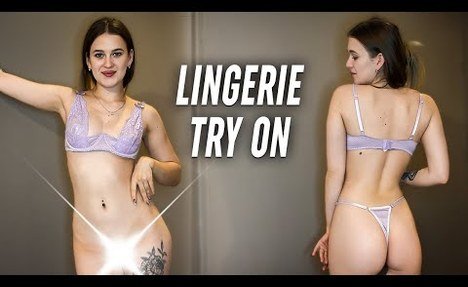 [4K USA] SHORT SCHOOLGIRL TOP,PANTY,TIE & BUTTERFLY LINGERIE SET REVIEW!Types of Underwear for women