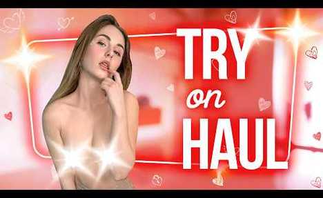 (4k) Transparent Lingerie Try on Haul Valentin's DAY | Cosplay | Sheer try on | See through 2025