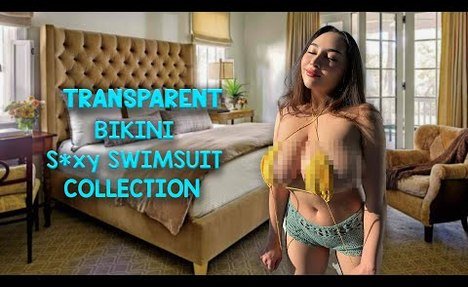 4K Transparent Micro  swimwear Try-On Haul 2025 | attractive Swimsuit Collection Part 42