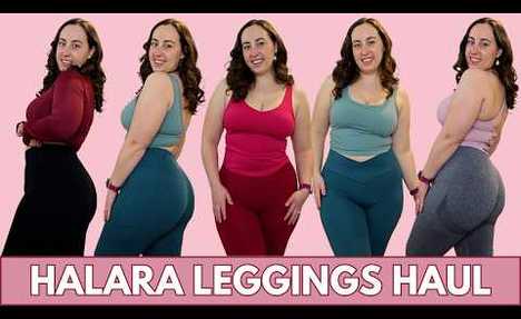 Halara sports Try On Haul | Top Legging Styles + Active Tops | Lululemon Dupes