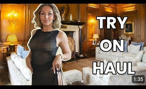 4k Transparent Haul /Try On Haul See Everything /Transparent Lingerie See through Try On New Trend