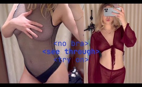 [4K] Best of See Through | Lingerie Try On Haul | Transparent Fashion (2025)