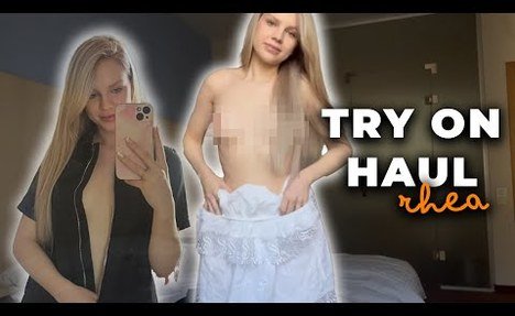 [4K] TRY ON HAUL |Try On Haul | See-Through | No bra Transparent