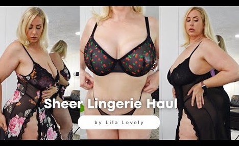 Sheer Lingerie Try-On Haul