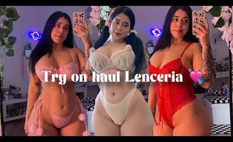 Probandome LENCERIA | Lingerie try on HAUL