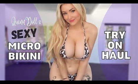 4K MICRO  tankini TRY ON HAUL KELSEY | MINI DRESSES TRY ON HAUL | [4K USA] Transparent Try On Haul