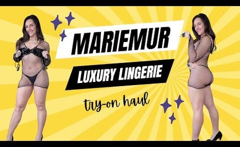 4K MARIEMUR Luxury Lingerie Try-On Haul.