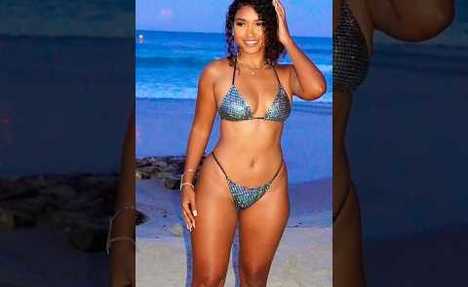 bikini try-on haul “Trinidadian model #shortsviral #welcometothebeach #bikini