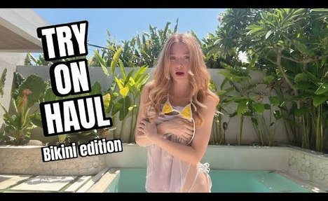 MICRO  beachwear TRY ON HAUL 4K