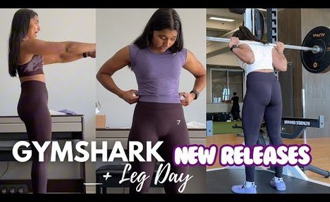 GYMSHARK NEW RELEASES | Try on Haul and Leg Day | Lift Seamless, Vital Seamless and more