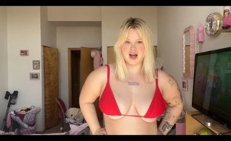 Micro  bathing suit try on haul in 4K w/ Winona hauser