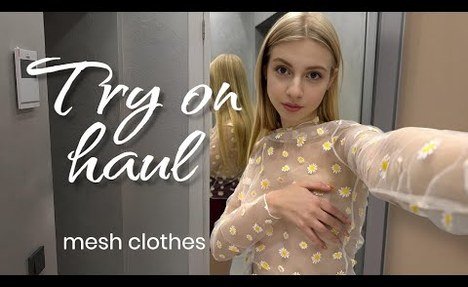 [4K] Transparent No bra See Through _ Try On Haul 2025 _ Curve Plus size Ideas Fashion amazon trends